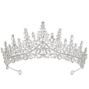 Crystal Wedding Tiara for Women,Royal Queen Crown,Rhinestone Princess Tiara
